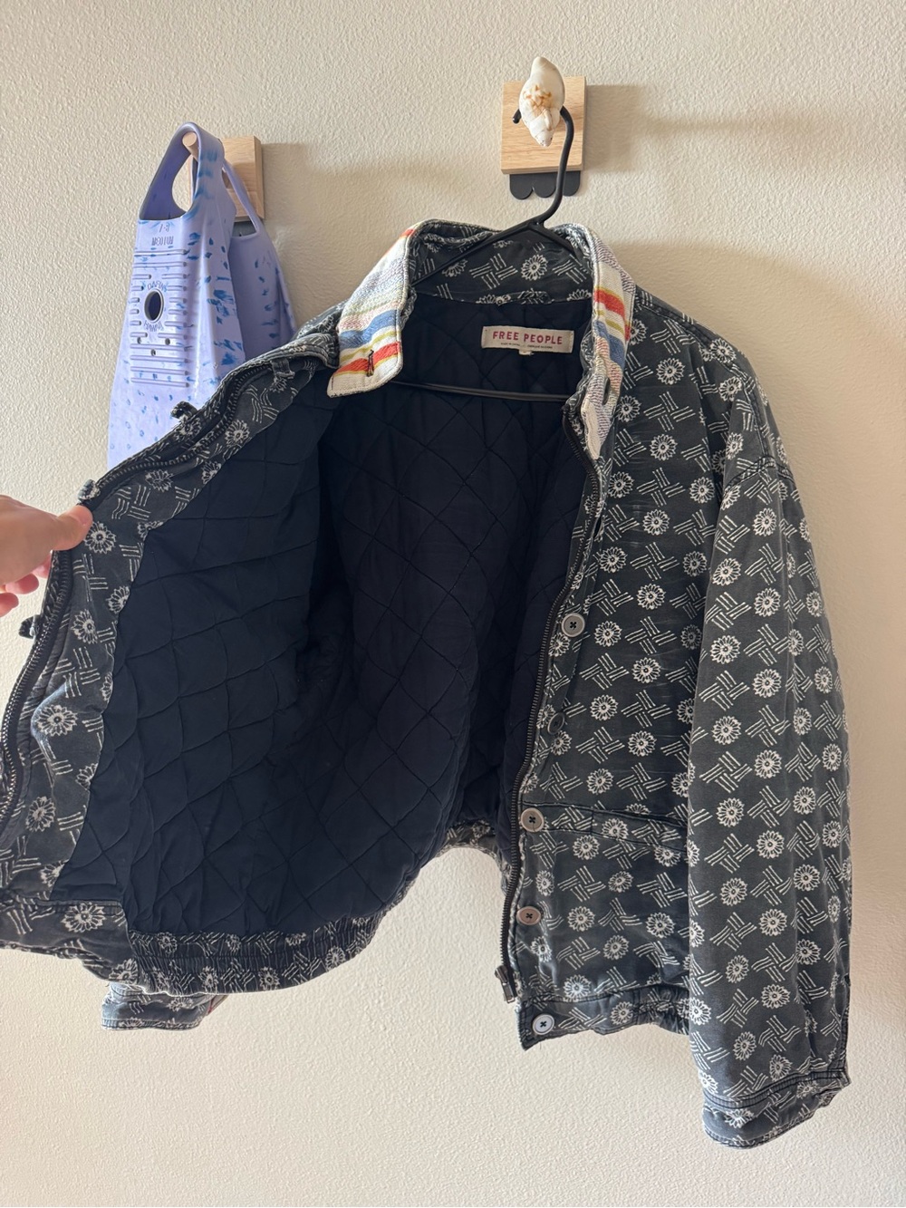 Free People oversized quilted jacket - Picture 3 of 5